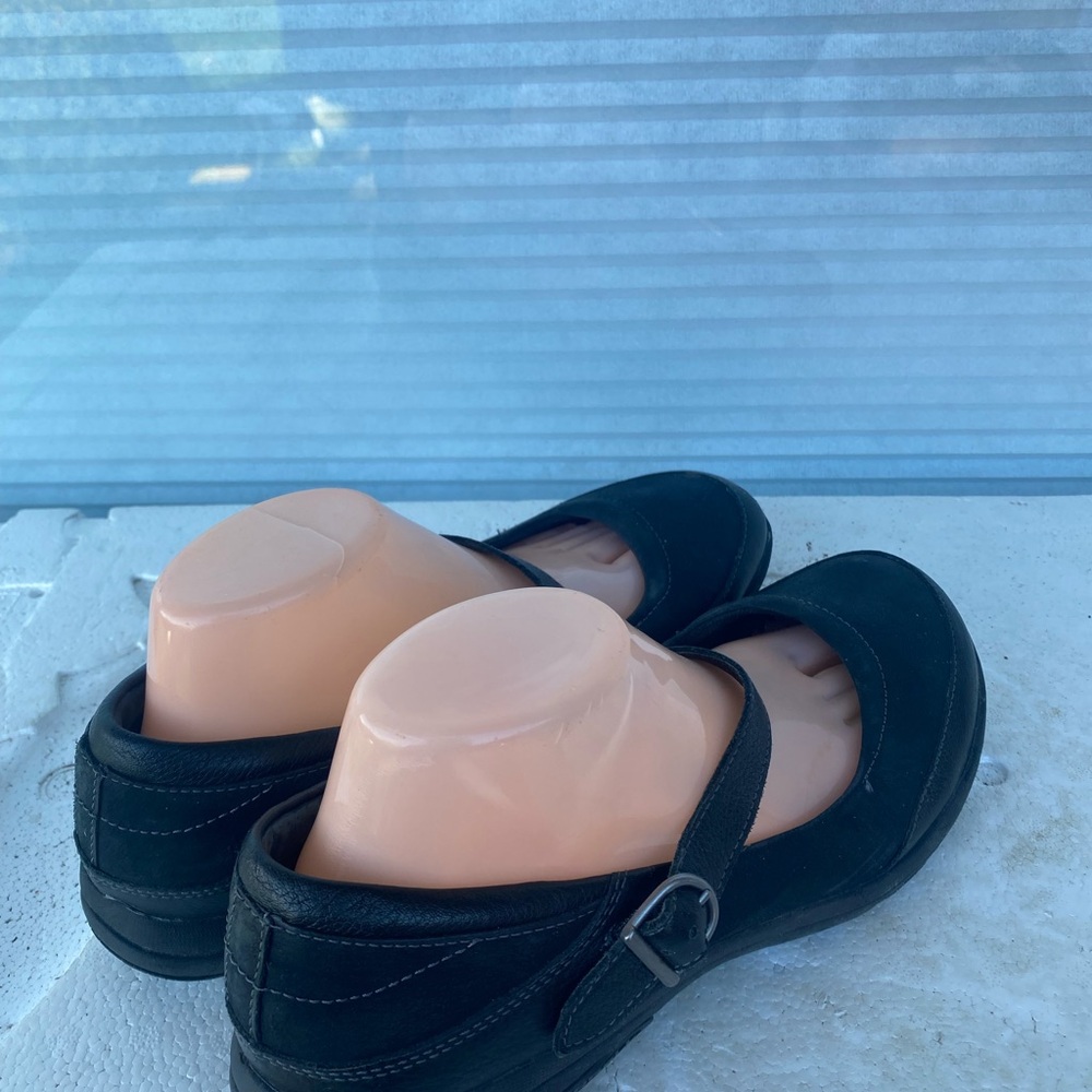 MERRELL Women’s Black Leather mary jane Sandals Size 9.5 - Picture 6 of 16